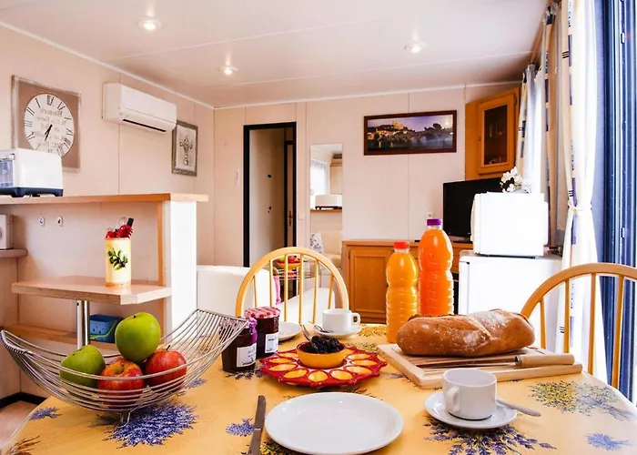 度假居 Mobile With Terrace At Domaine Les Muriers, Vendres-plage *